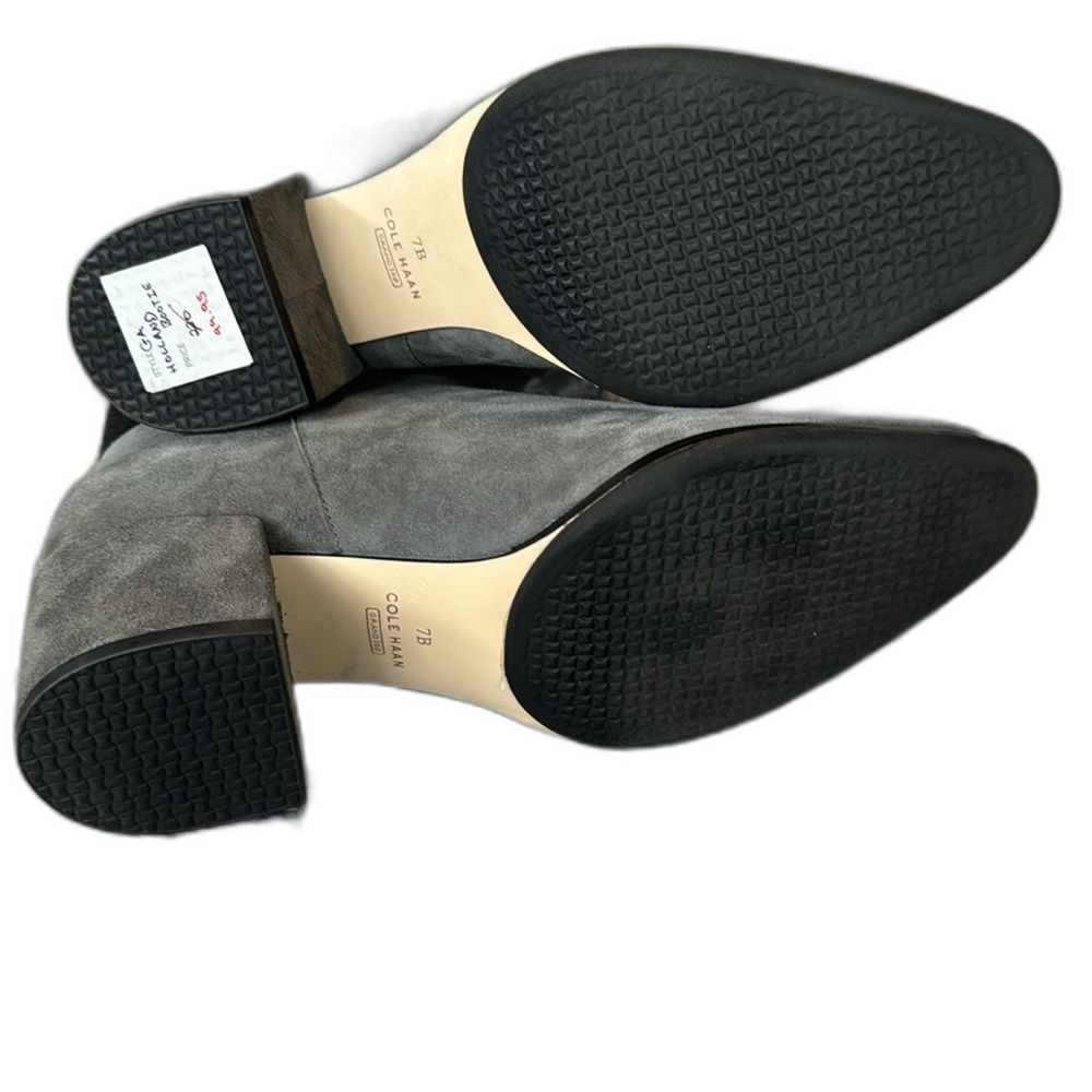 Cole Haan Grand Ambition Holland Grey Booties Size 7.0 New! - Picture 6 of 7